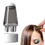 Masajeador 2‑en‑1: aplica tu serum y activa tu cuero cabelludo