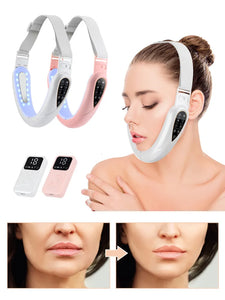 Cinturón de Lifting Facial EMS con LED y Control Remoto